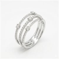 Anello Breda Gioielli Donna in Oro Diamante 0.220 Ct FROF0078-NG - FROF0078-NG